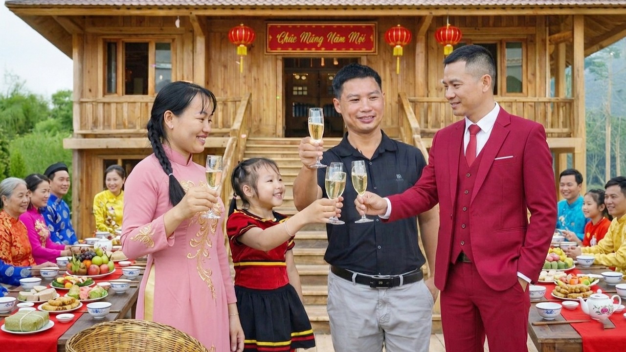 A Surprise Announcement from Tân’s Director… and a Table Full of Traditional Delicacies - Ly Phuc An