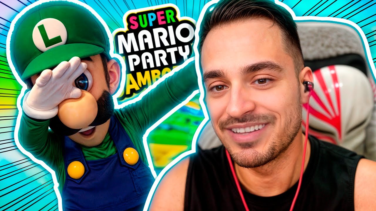 HEITIR SEM MÁSCARA JOGANDO O PURO SUCO DO NOVO MARIO PARTY JAMBOREE