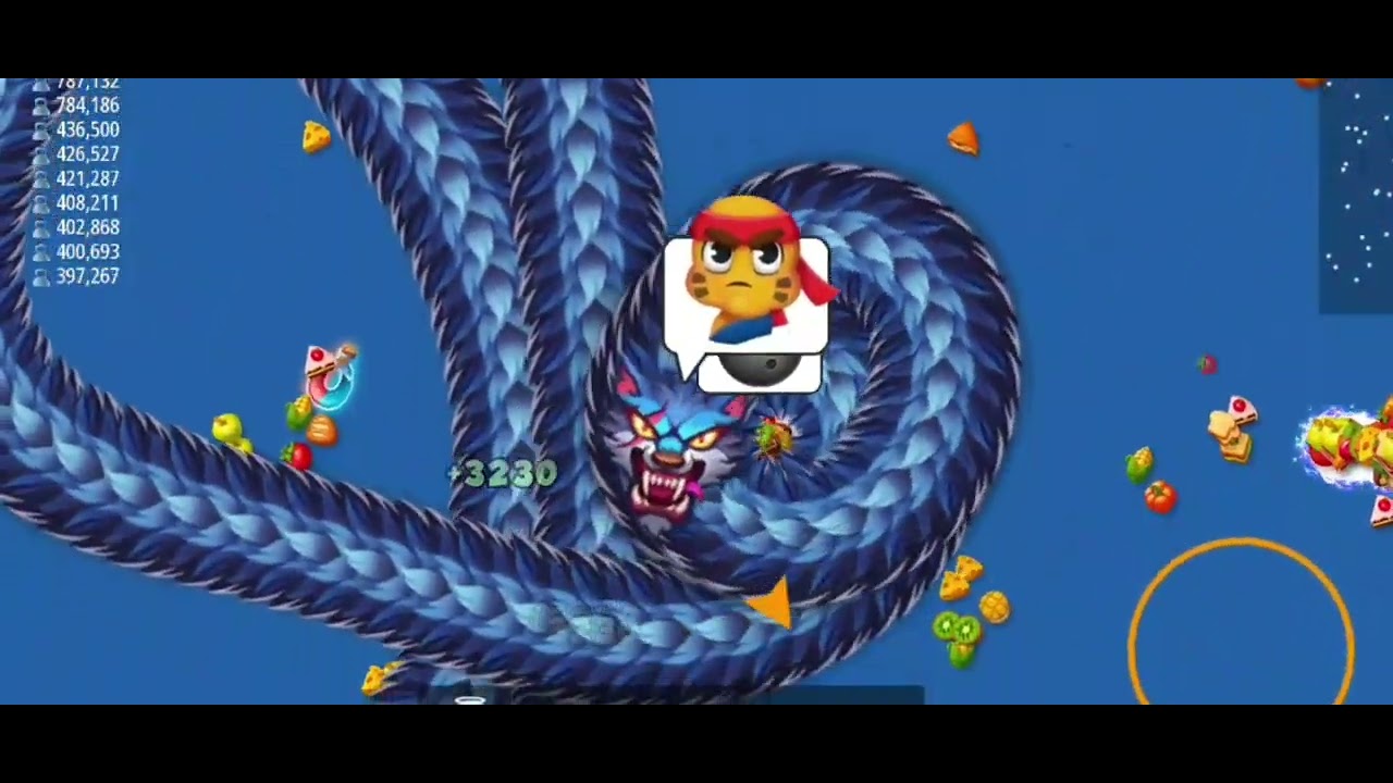 🐍 WORMS ZONE.IO Hungry snake in top gameplay 69 worms zone best gameplay!#wormszone #wormszoneio 