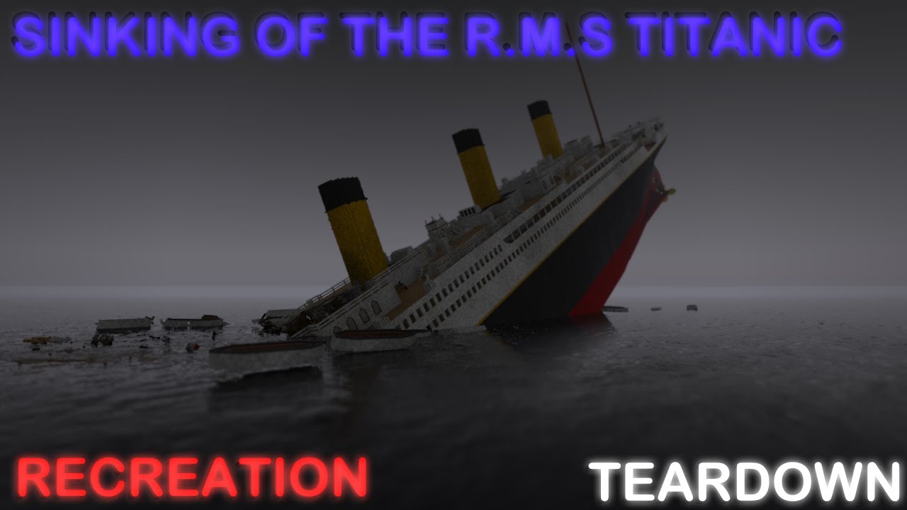 Sinking Of The Titanic RECREATION | Teardown