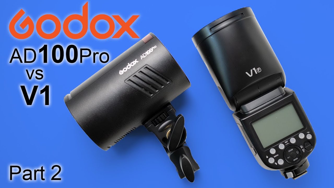 Godox AD100 vs. V1,  Part 2 - Two amazing little lights.