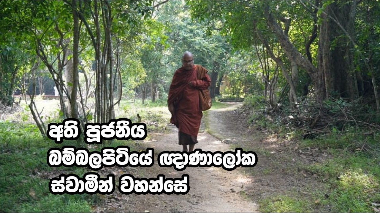 අති පූජනීය බම්බලපිටියේ ඥාණාලෝක ස්වාමීන් වහන්සේ