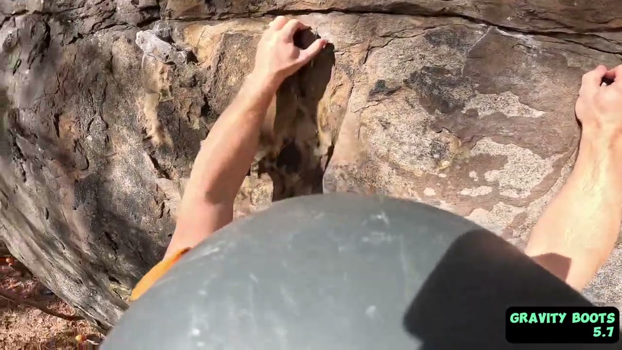 Gravity Boots, 5.7 at Foster Falls