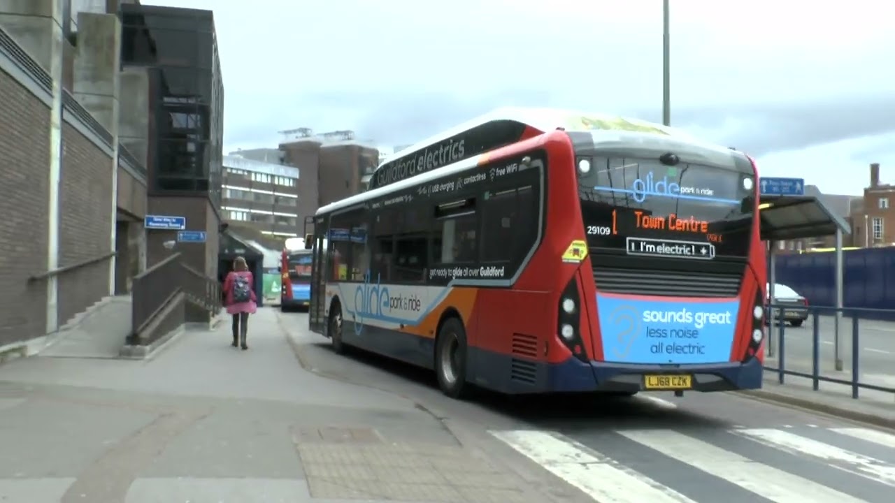 GUILDFORD BUSES JAN 22nd 2022 BY DAVE SPENCER OF PMP FILMS