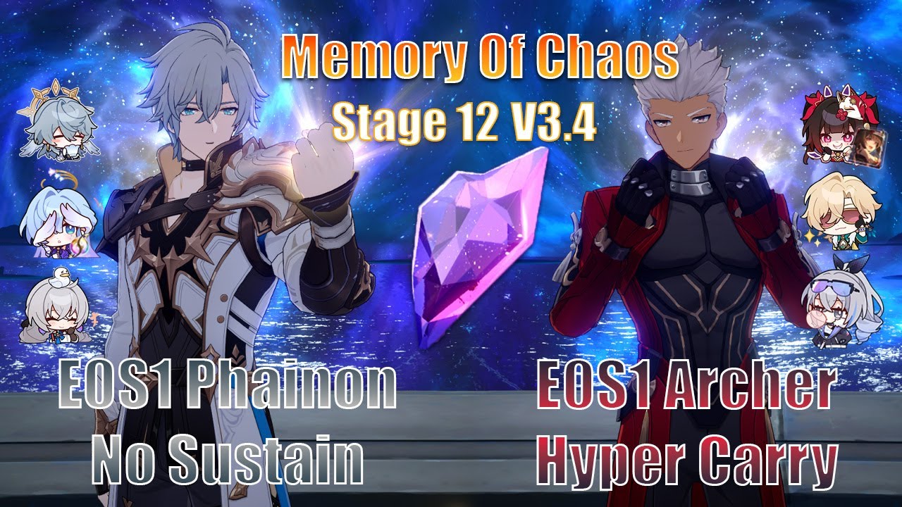Moc 12 Ver3.4 | Phainon No Sustain & Archer Hyper Carry | Honkai: Star Rail