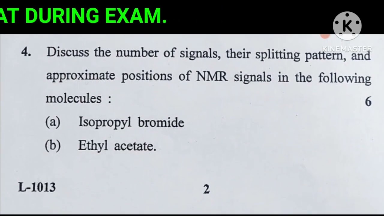 B.Sc 5th SEM, ORGANIC CHEMISTRY, QUESTION PAPER, DECEMBER 2023 || KURUKSHETRA UNIVERSITY ||