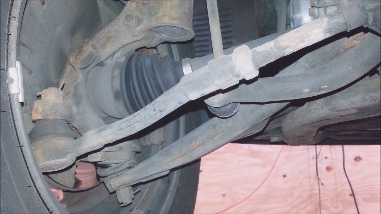 2006-2011 Kia Rio outer tie rod, ball joint, sway bar link pin replacement