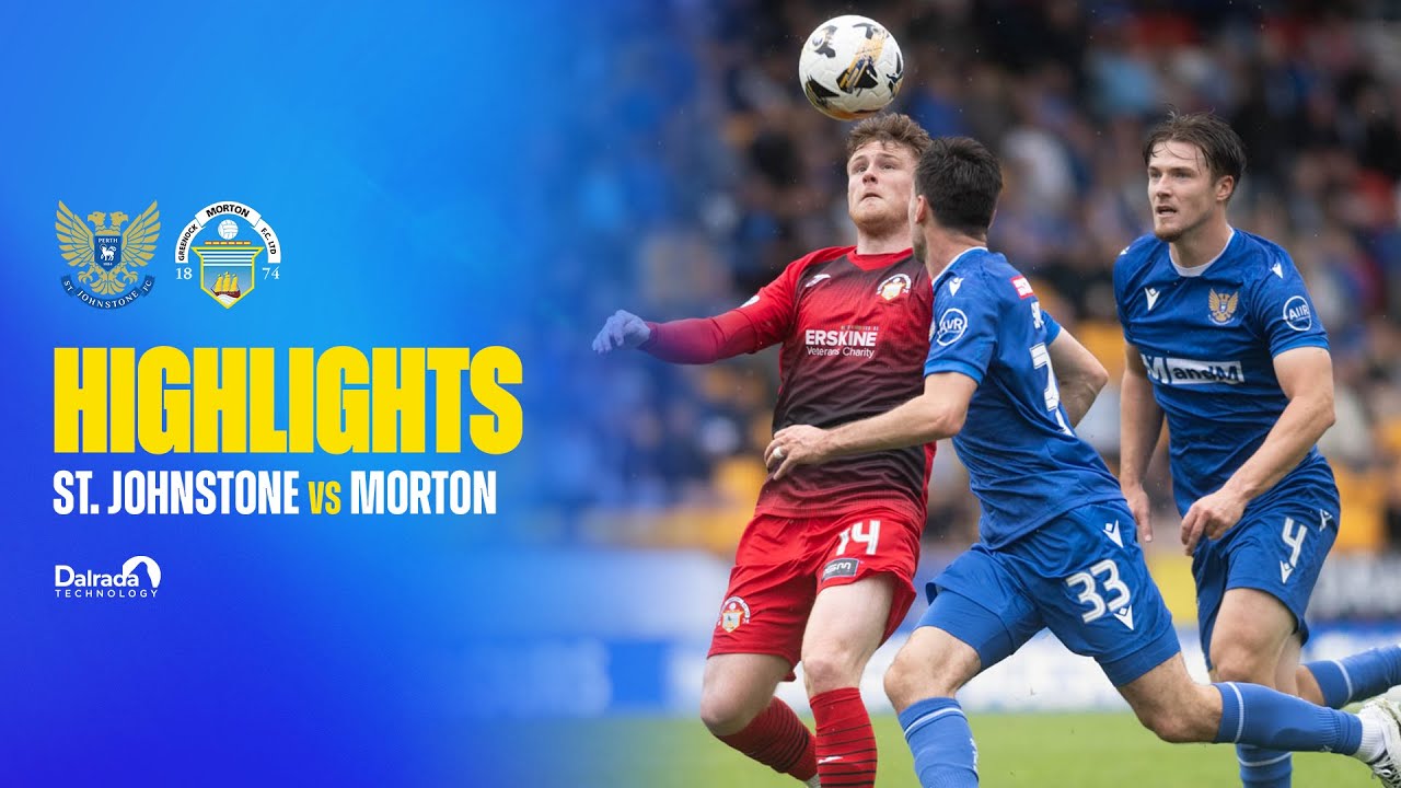 St. Johnstone vs Greenock Morton | William Hill Championship | 30/08/25