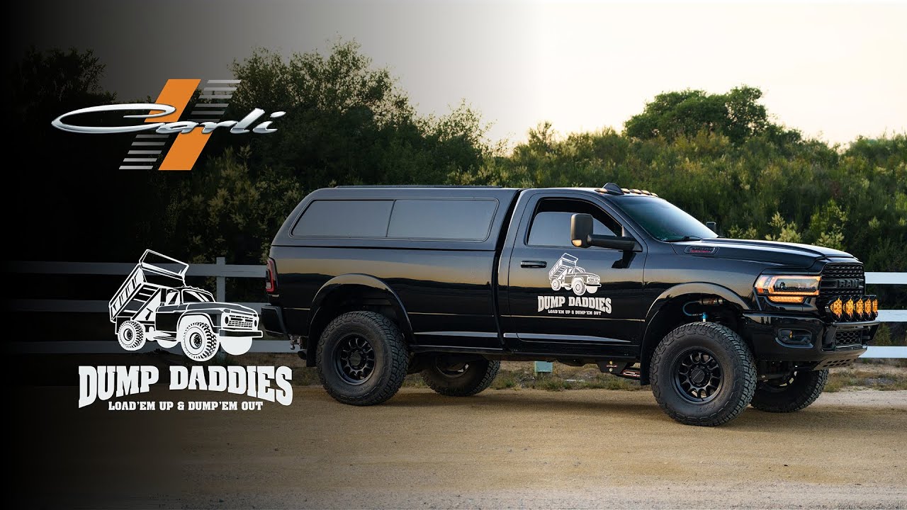 День из жизни: Dump Daddies - Система автоматического выравнивания подвески Ram 3500 Carli Pintop
