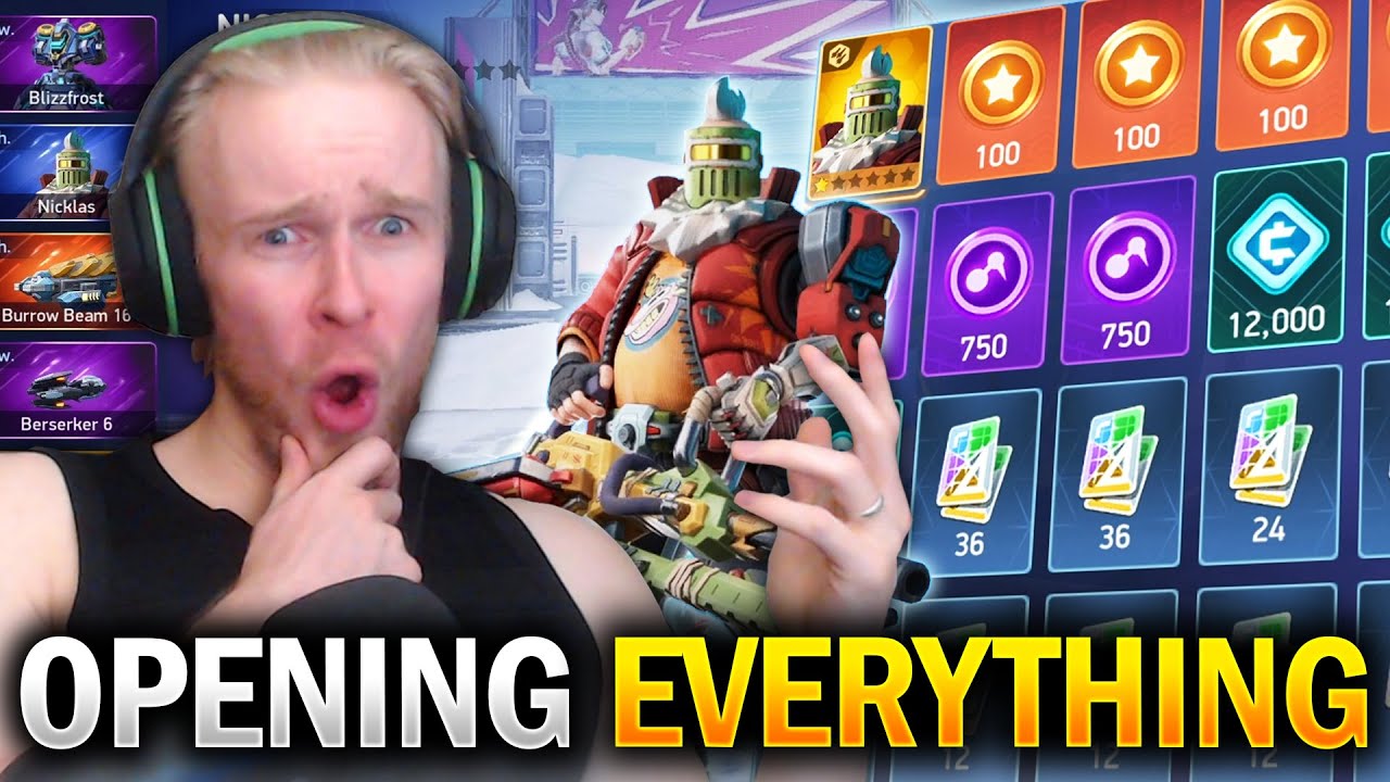 I FINALLY OPENED MY NIKOLAS PILOT EVENT CRATES! (and More!) - Mech Arena