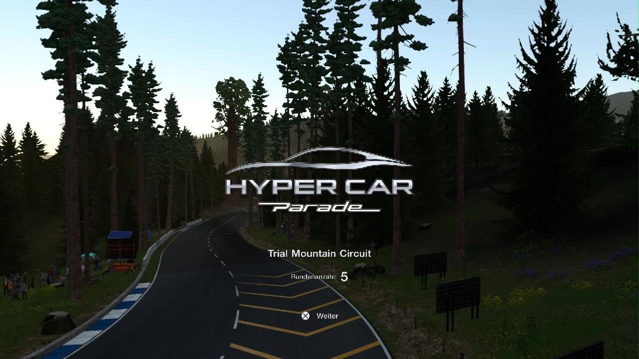 Gran Turismo 7 Trial Mountain - Hypercar Parade LP ohne Limit - 5 Runden