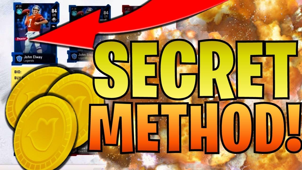 SECRET COIN MAKING METHOD! | MAKE FAST AND EASY COINS! | MADDEN 20 ULTIMATE TEAM COIN MAKING METHOD