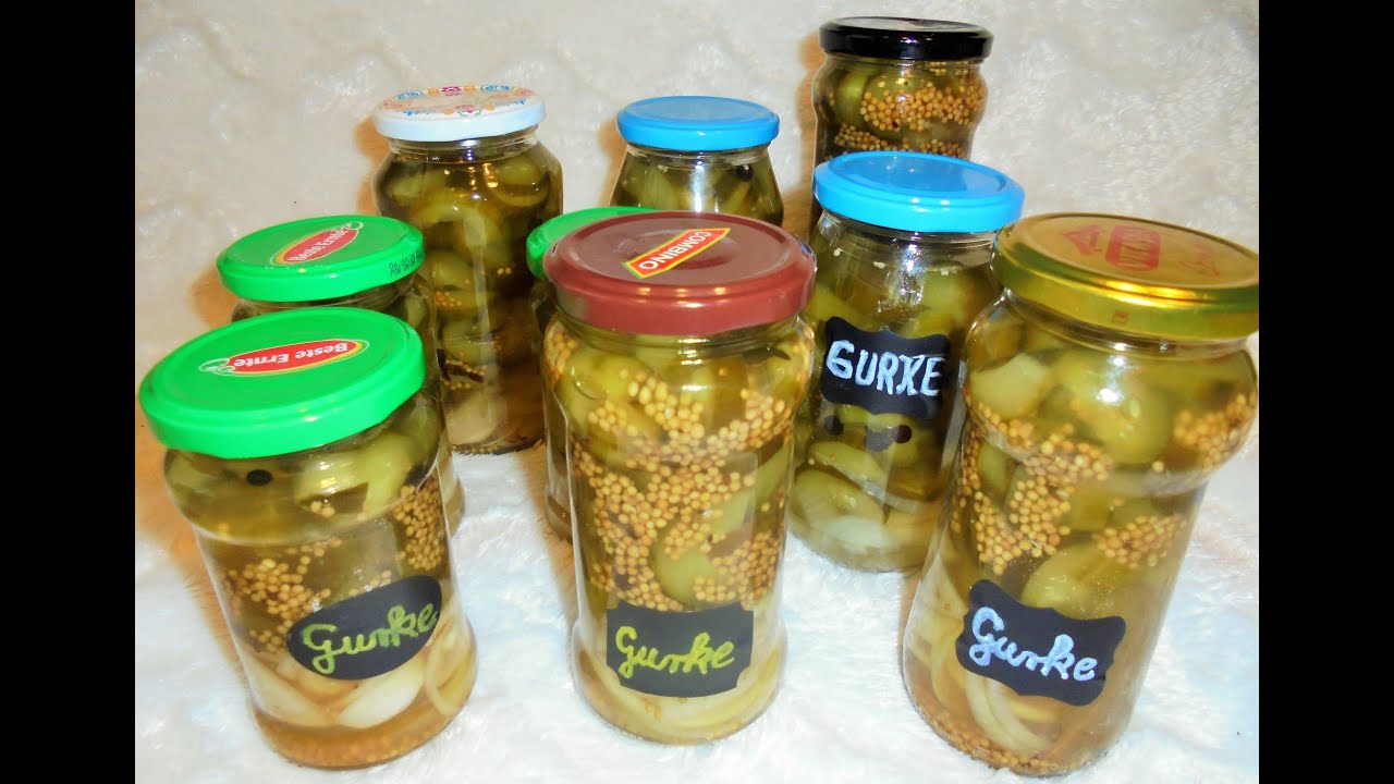 Omas schlesisches GURKENREZEPT/SenfgurkenRezept/CucumberRecipe/Gurken einlegen/Gurken einkochen
