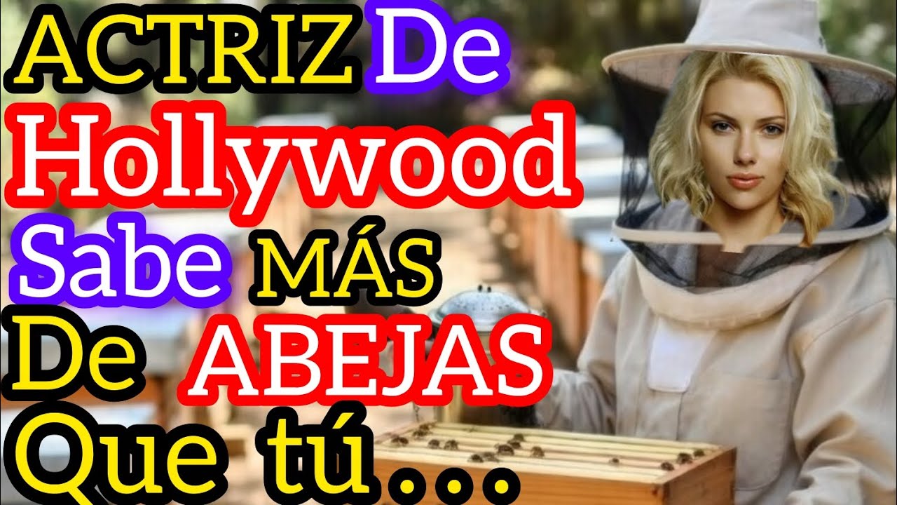 Lo que Scarlett Johansson sabe sobre las ABEJAS que te hará querer comprar una COLMENA