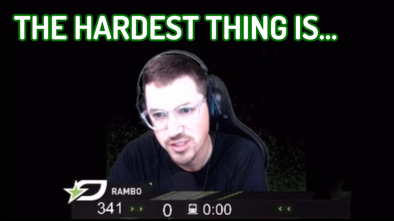 Optic Rambo On The Hardest THING About Coaching In The CDL