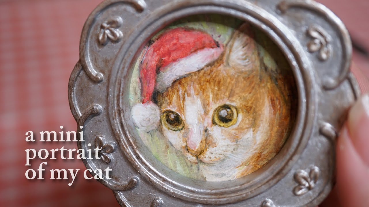 Meowy X'mas。a mini portrait of my cat 🐱