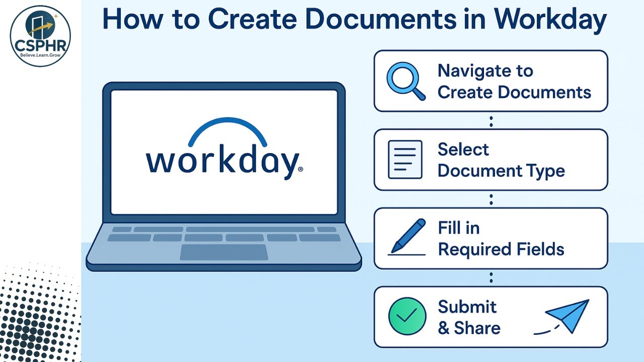 Step-by-Step: How to Generate Documents in Workday