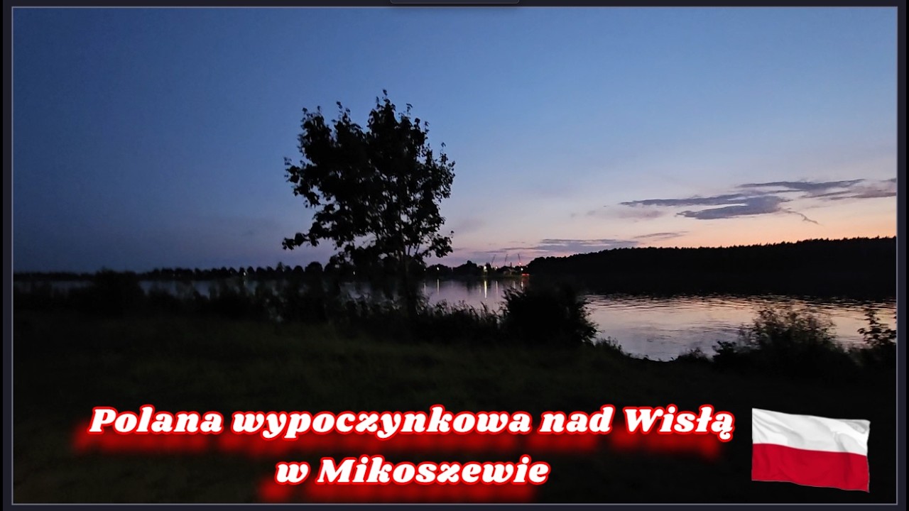 Polana wypoczynkowa nad Wisłą w Mikoszewie. #bojarowanie