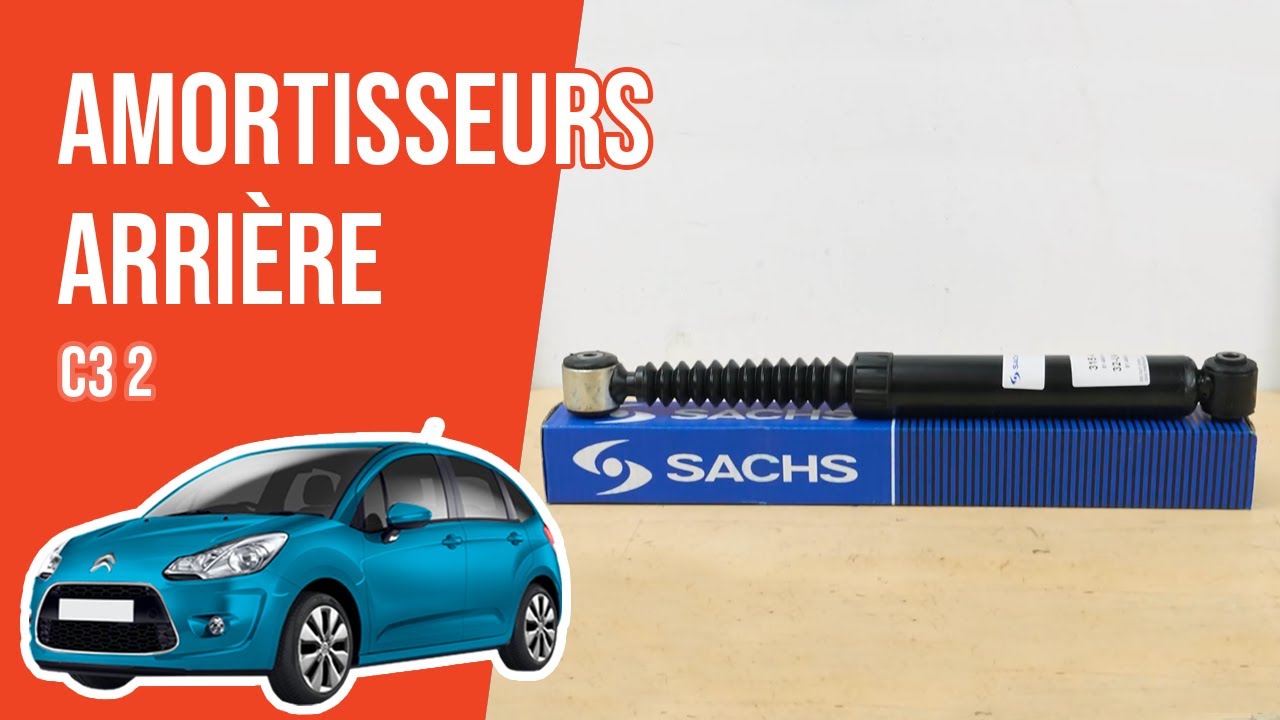 Changer les Amortisseurs arrière Citroën C3 2 ➿