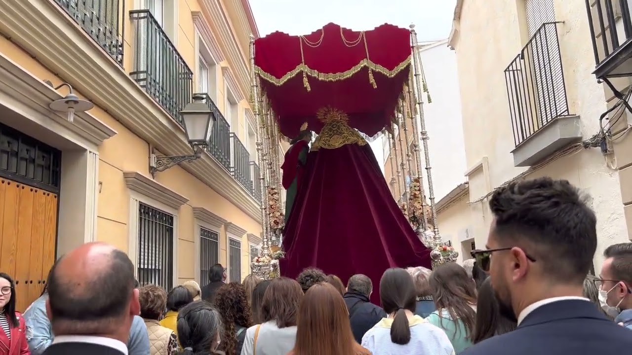 Domine Deus Noster | Virgen Misericordia La Carolina (Jaén) Jueves Santo 2022 - Calle Pañuelas