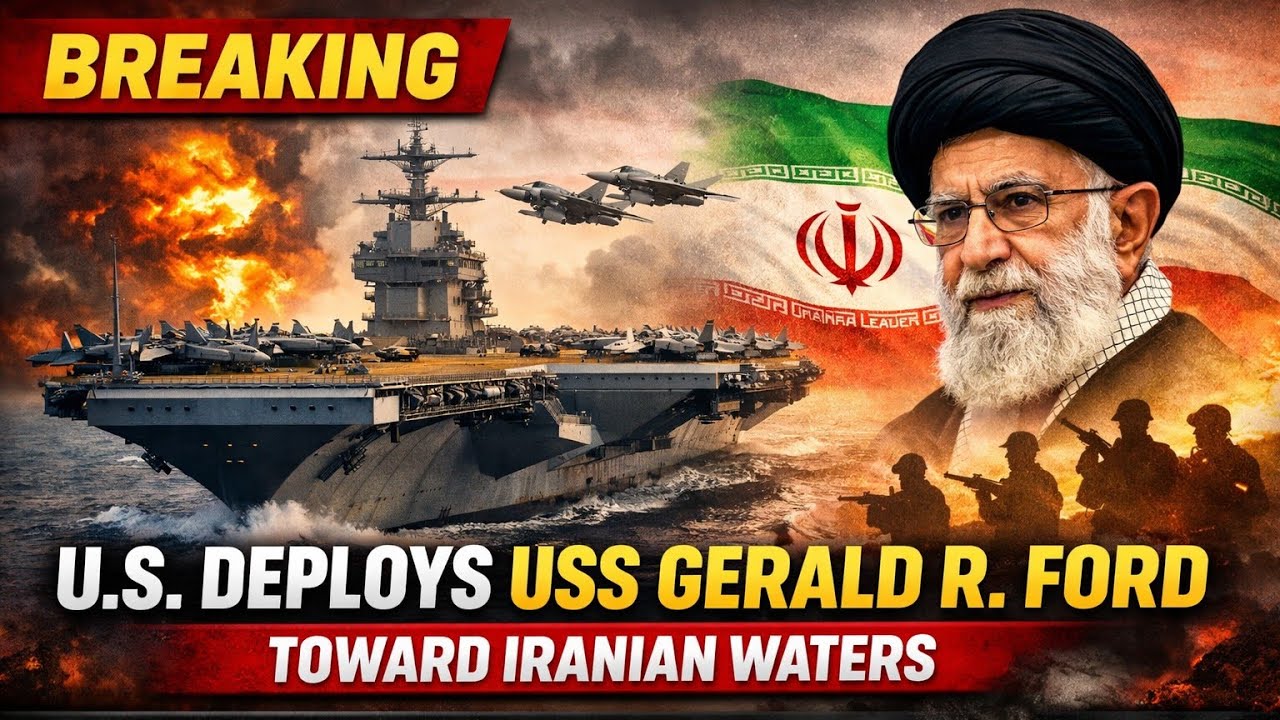 U.S. Deploys USS Gerald R. Ford Toward Iranian Waters | Middle East Tensions Escalate &ndash; DWN 