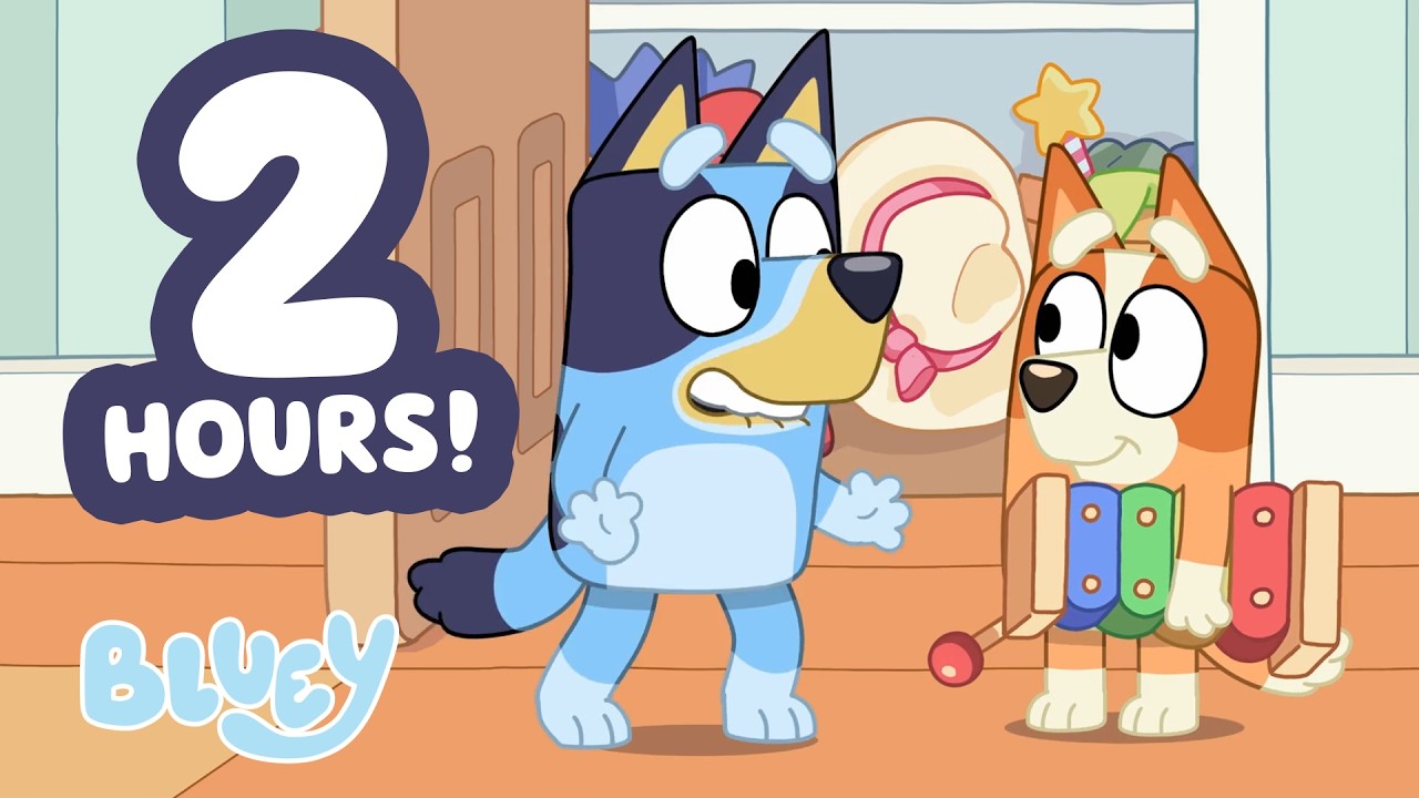 The Magic Xylophone! 🎹 🌈 | Throwback to Bluey's First Episode + 2 HOURS of Clips 💙 | Bluey