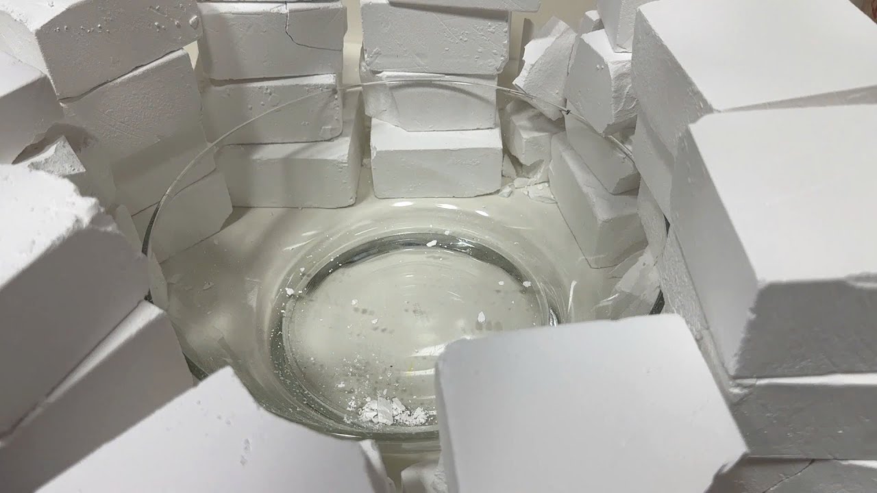 [ASMR] Satisfying Gym Chalk Crushing ! Baking Soda Asmr ! Colors of fiery sunset