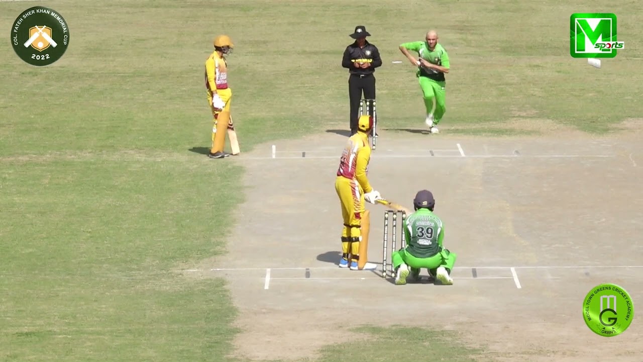 Model Town Greens vs Shah Kamal Match Highlights | Col. Fateh Sher Khan Memorial Cup22