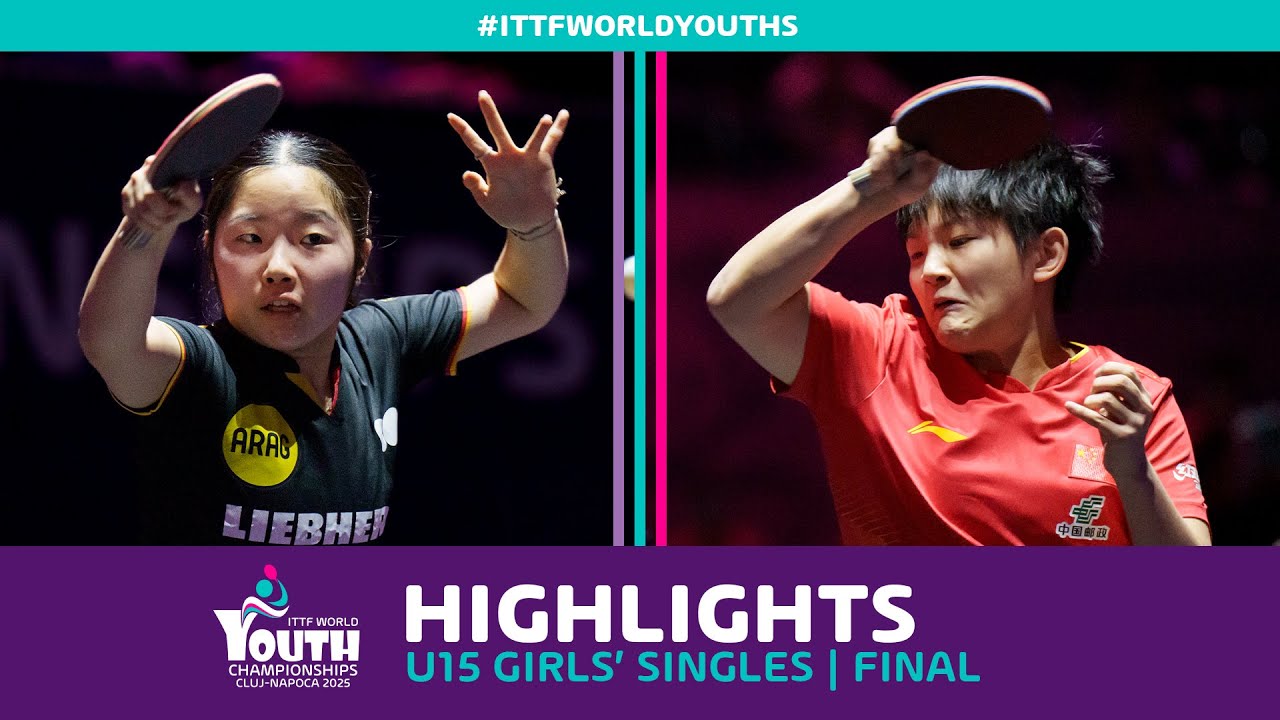 Koharu Itagaki vs Zhu Qihui | U15 GS - Final | #ITTFWorldYouths 2025