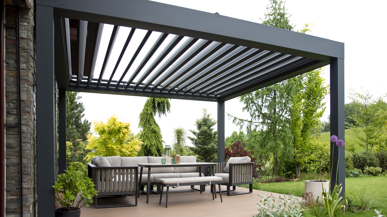 Bioklimatická pergola Salutec VERTO – montážní návod