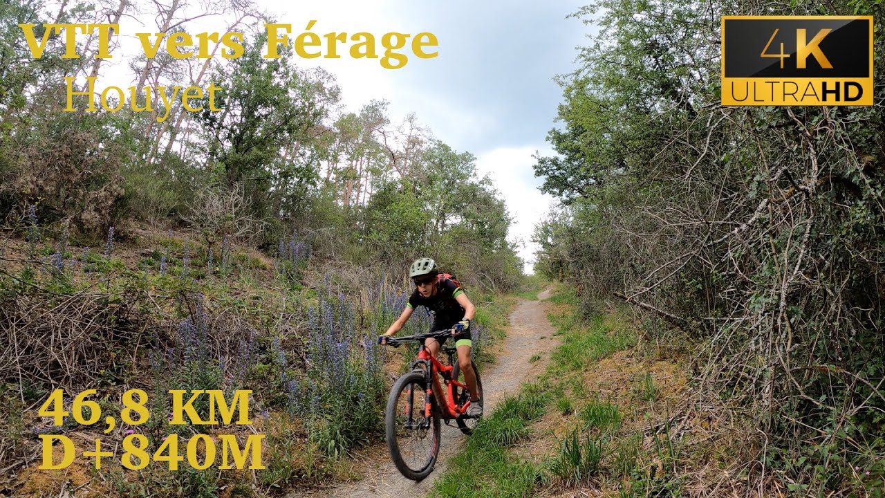 VTT vers Férage (Houyet)