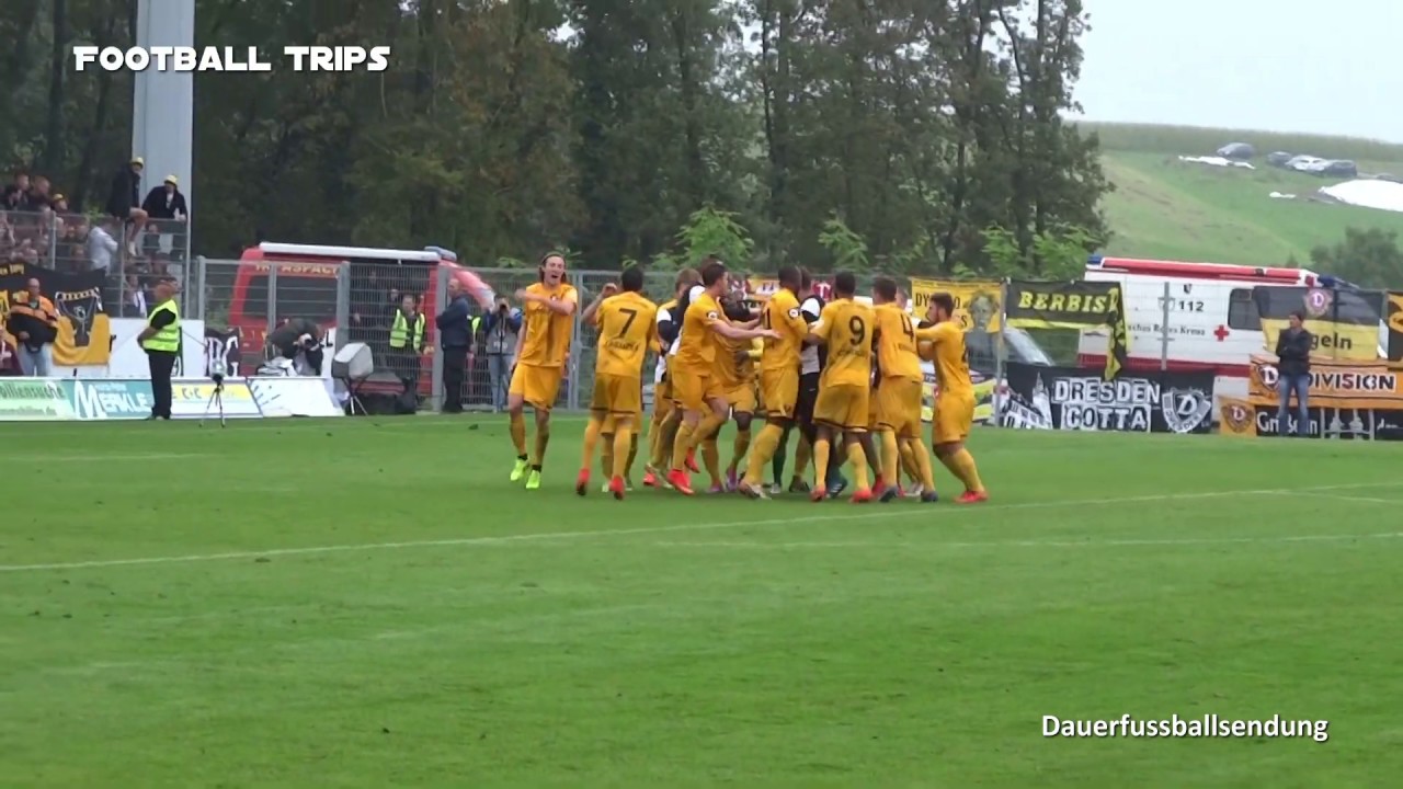 13.9.2014 Sonnenhof Großaspach - Dynamo Dresden I Choreo, Stimmung