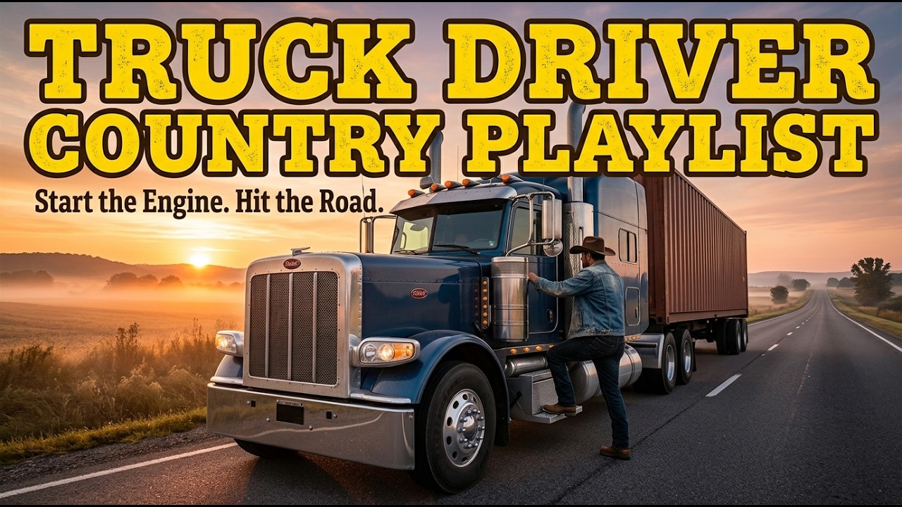 Outlaw Country Truck Playlist 🔥 | Best Truck Driving Songs for Long Haul Nights – Turn It Up!