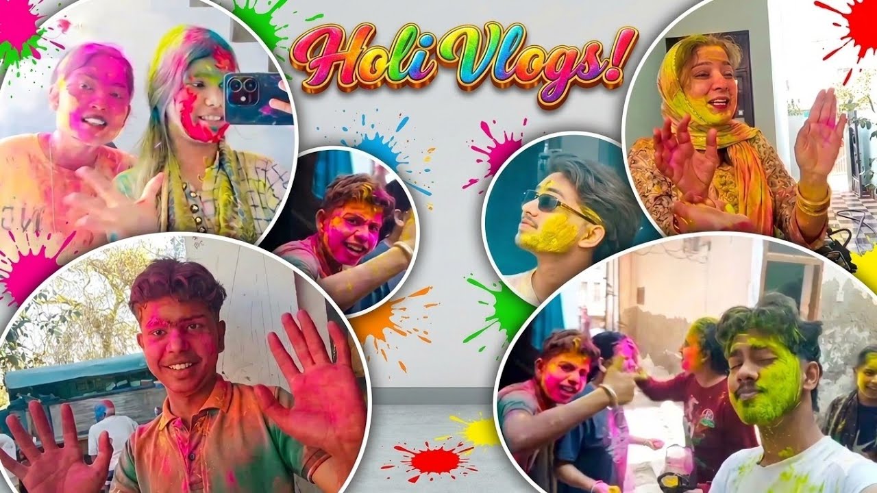 2026 Holi celebration with family and relatives 🎊🎆....must watch this fun vlog 🤣🤣 @puniavlogs26 ❤️❤️
