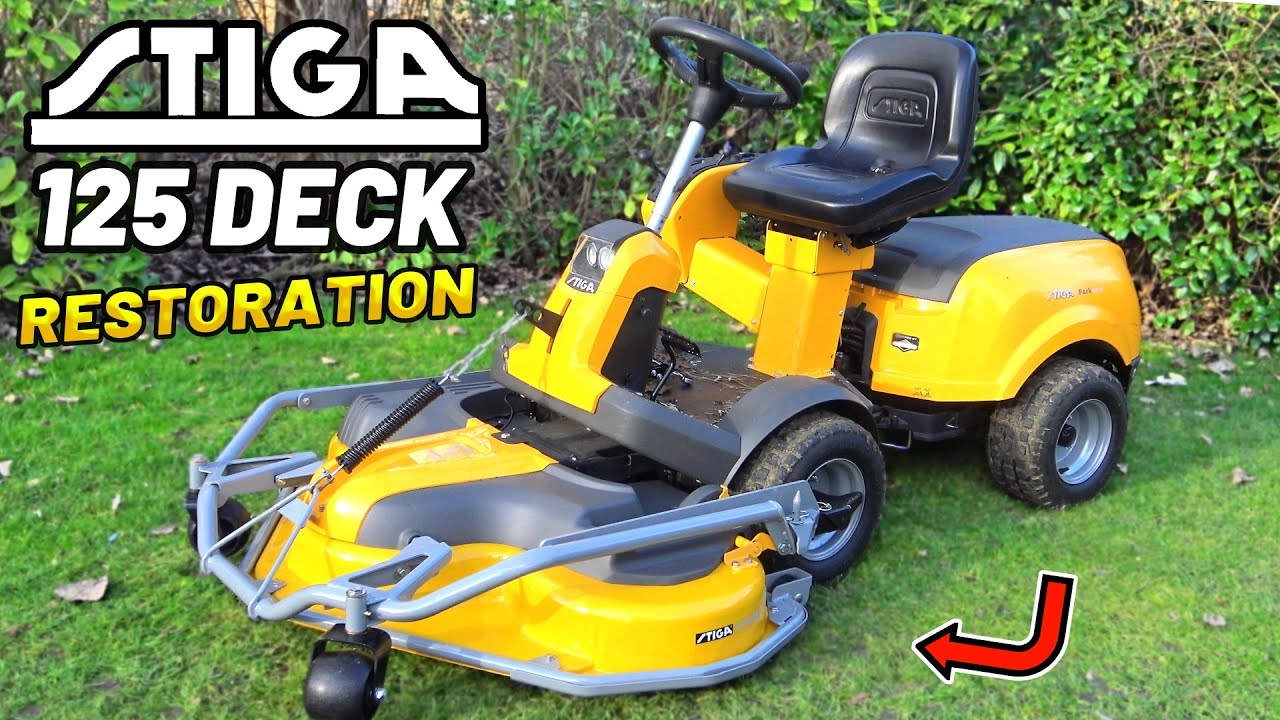 STIGA 125 RESTORATION | RESTORING A MOWER UPGRADE