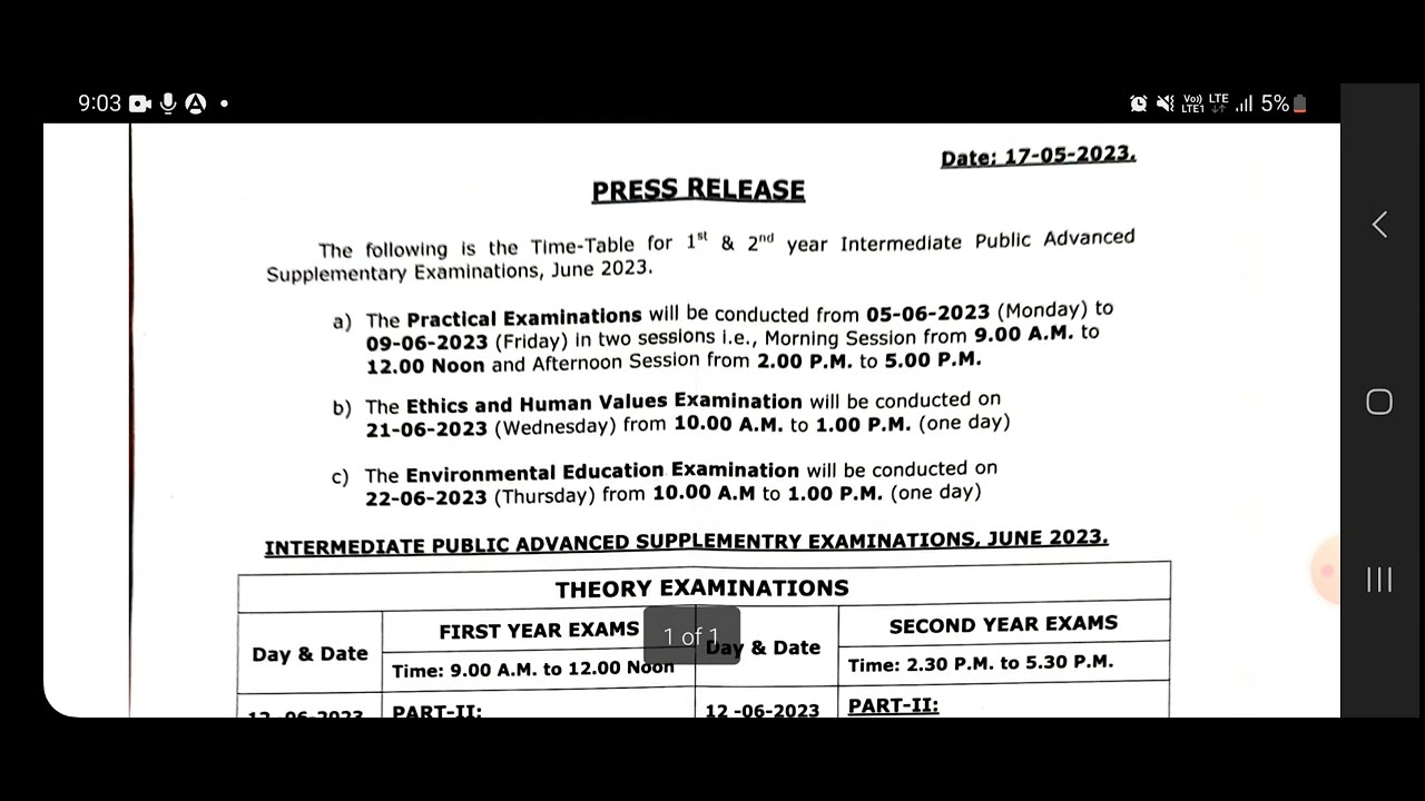 TS INTERMEDIATE 2023 SUPPLEMENTARY EXAM TIMETABLE RELEASED INTER SUPPLY EXAMS TIMETABLE #TSINTER2023