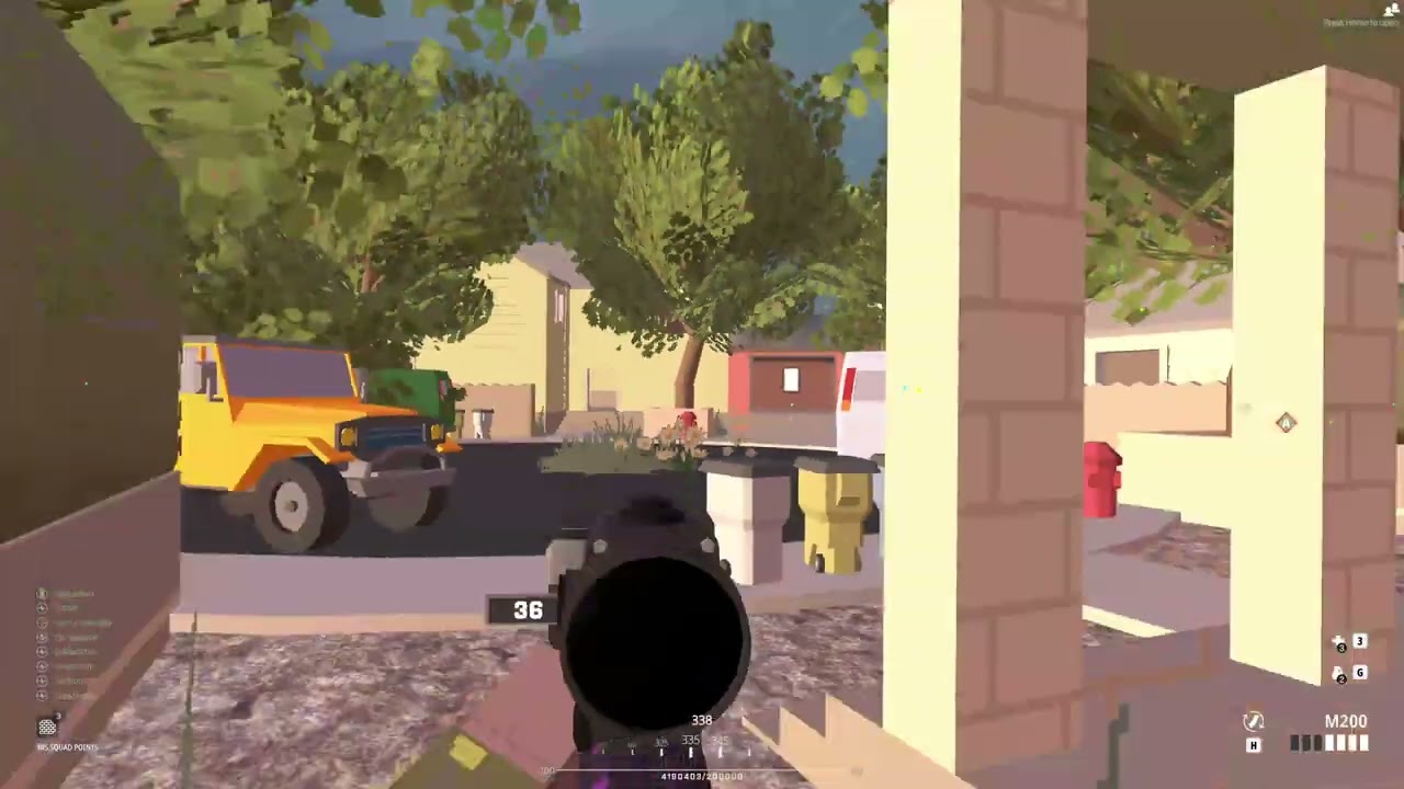 Battlebit sniping on RUSH tensa 53 kills 4 deaths + malding in match chat