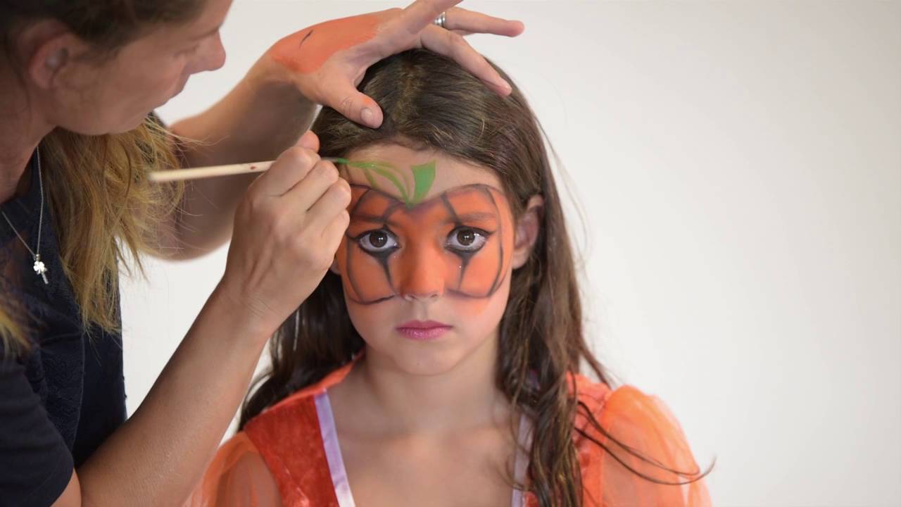 Tutorial di Halloween Trucco da zucca per bambino
