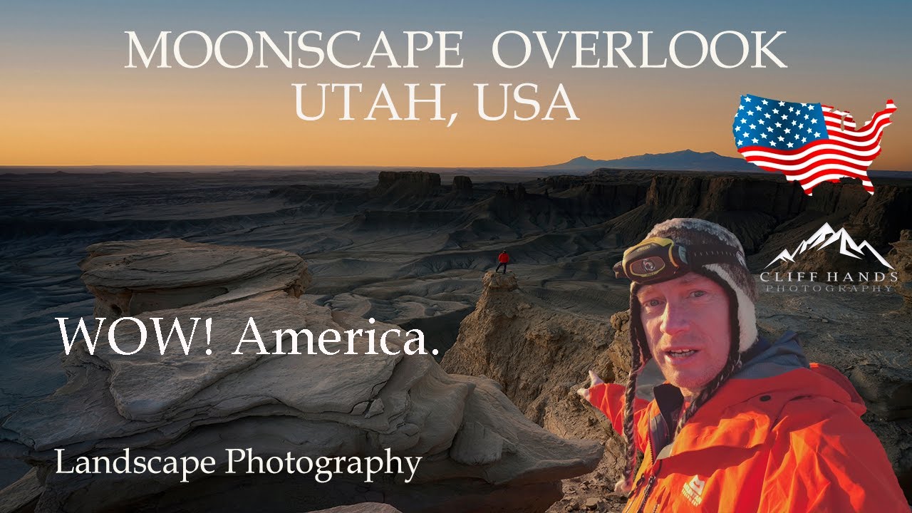 Moonscape overlook, Utah, USA.