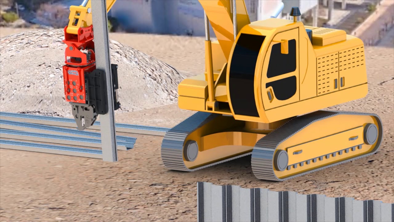 Sterling Side grip pile driver