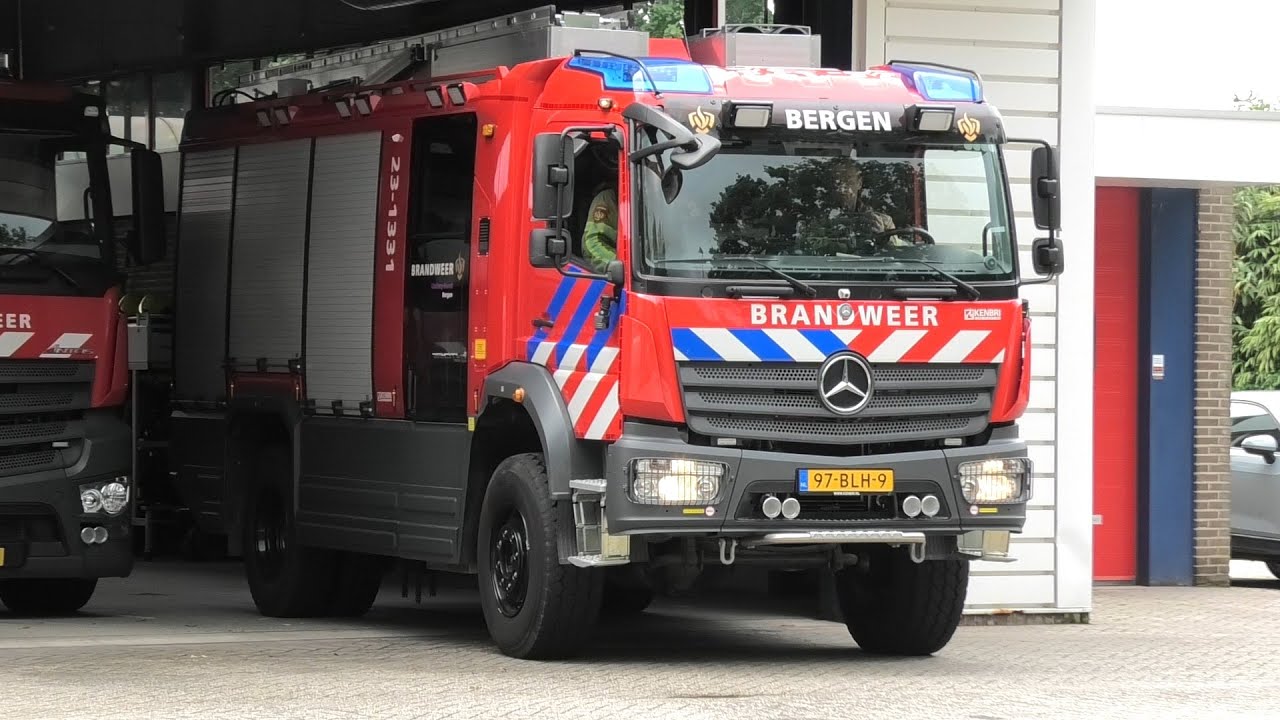 [Opkomst+Uitruk] Brandweer Bergen rukt uit naar een spoedmelding in Siebengewald!