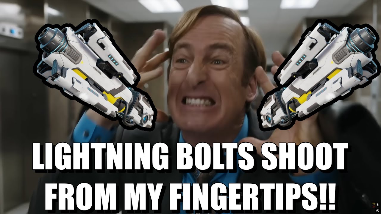 LIGHTNING BOLTS SHOOT FROM MY FINGERTIPS!!!