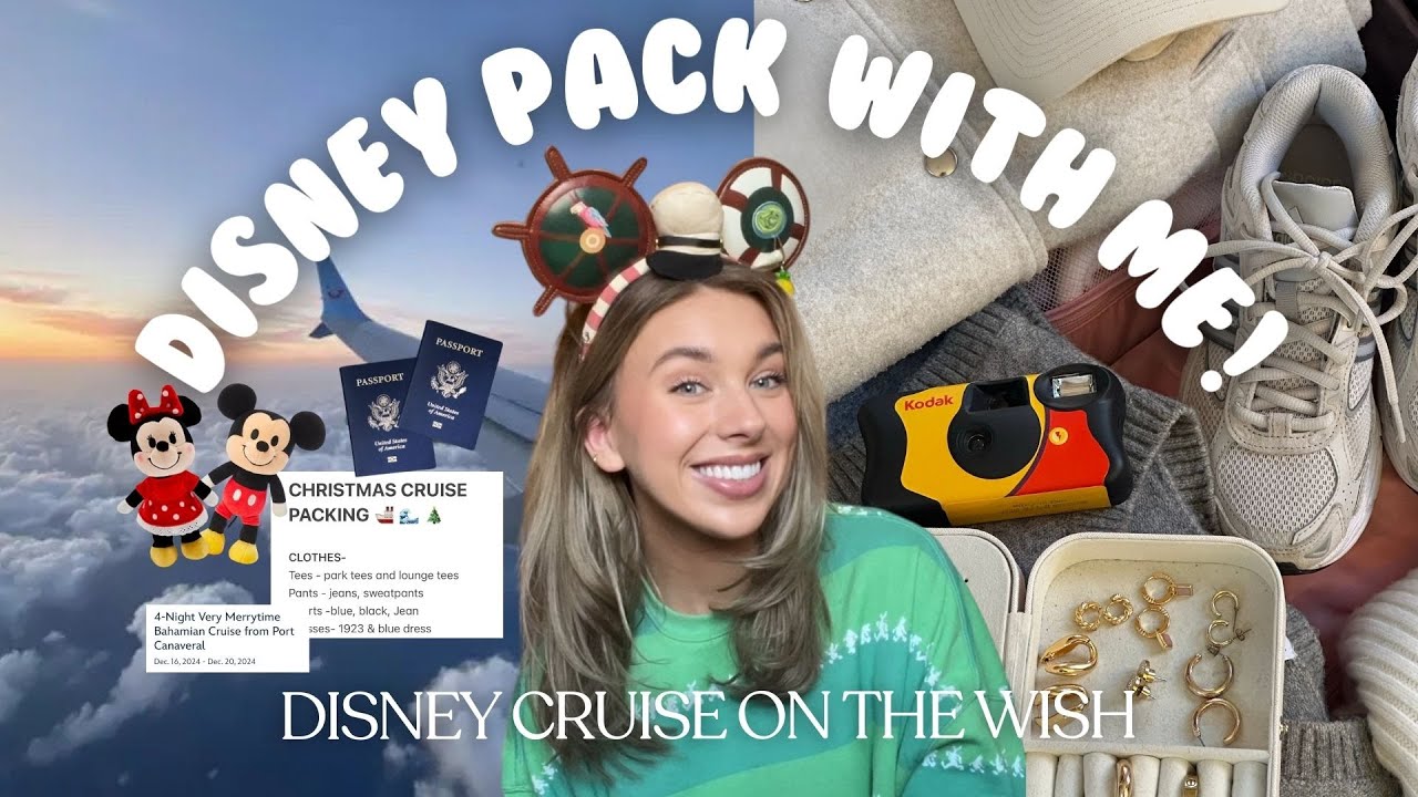 СОБРАЙТЕСЬ И ГОТОВЬТЕСЬ К КРУИЗУ DISNEY WORLD 🚢 🌊 Наряды Disney, что я беру с собой, планы и мног...