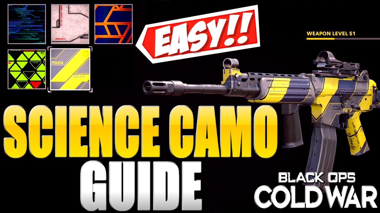 EASY How To Complete The SCIENCE Camo Challenge - Black Ops Cold War
