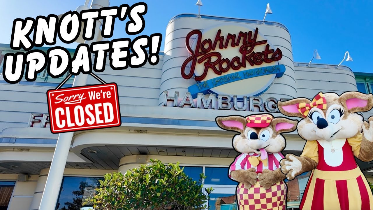 Ресторан Johnny Rockets закрывается в парке Knott’s! Новое заведение и информация о праздновании ...