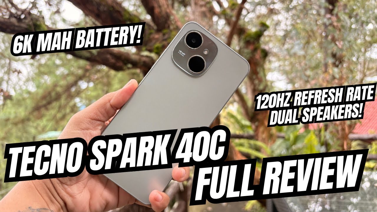 TECNO SPARK 40C FULL REVIEW: PINAKA SULIT NA PHONE UNDER 4K PESOS?!