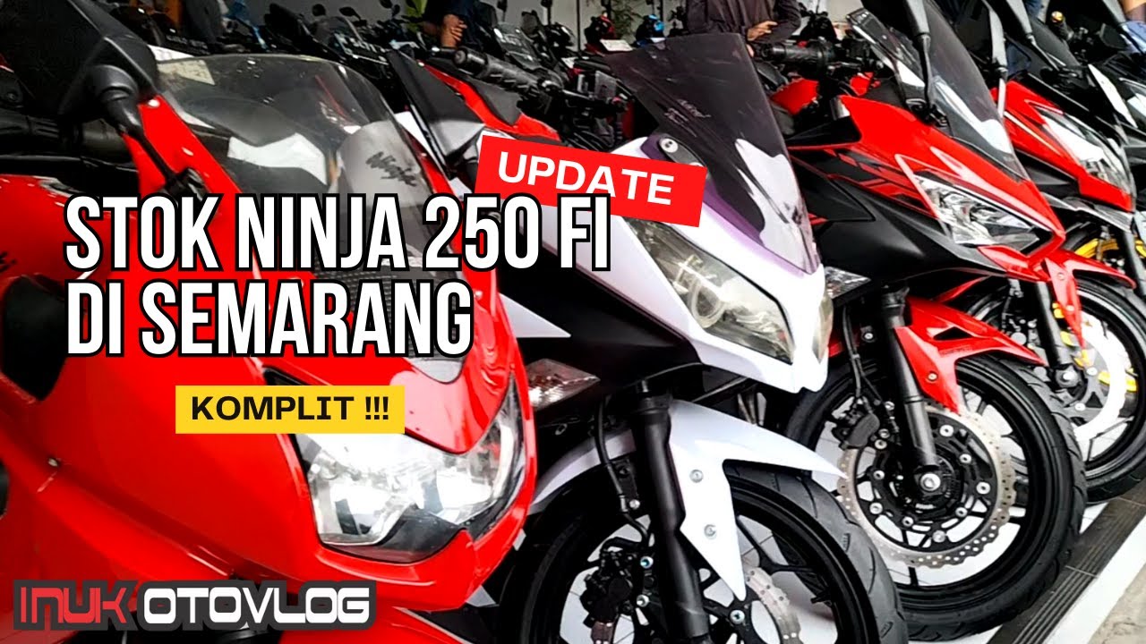 Price of Used Ninja 250 Fi in Semarang, Starting from 2009 - 2023 COMPLETE!!!