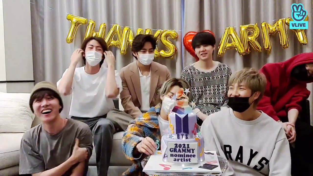 [Eng Sub] BTS Post Grammys Vlive 