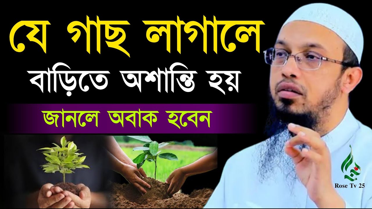 ভুলেও যে গাছটি বাড়িতে রাখবেন না মহা বিপদে পড়বেন। শায়খ আহমাদুল্লাহ, Sheikh Ahmadullah