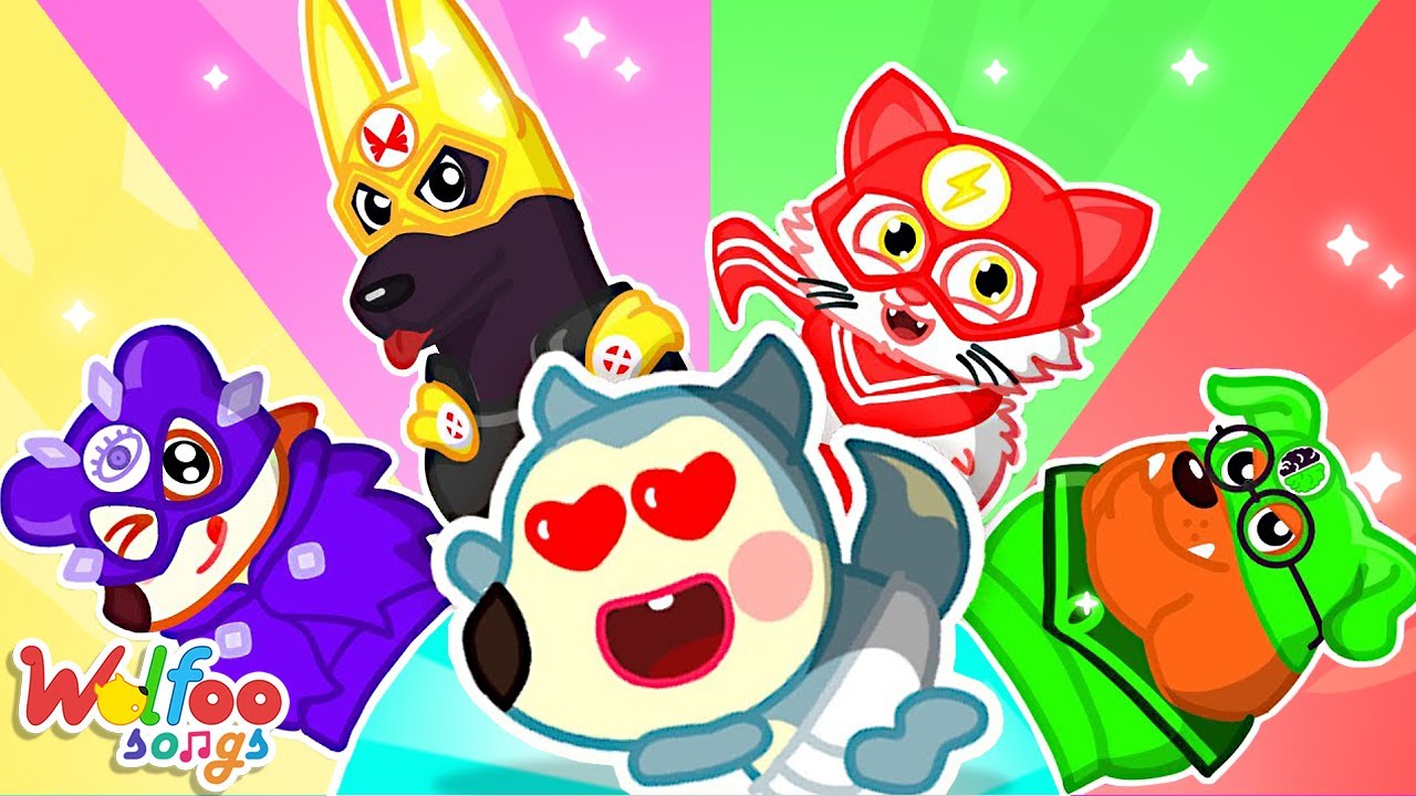 Pets Turn into Superheroes | Super Pets Songs | Wolfoo Nursery Rhymes & Kids Songs Series